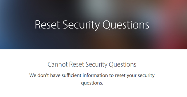如何有效地修复“苹果无法重置安全问题”