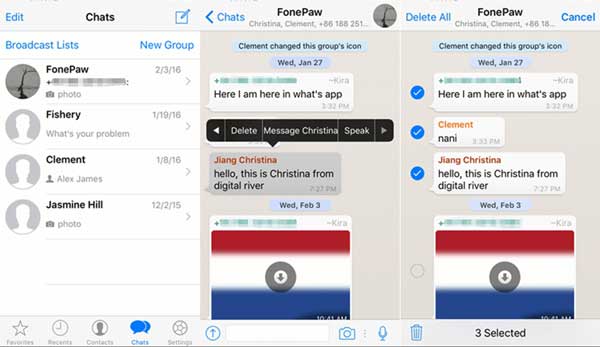 如何在iPhone上删除WhatsApp数据？