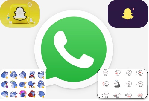 如何在WhatsApp上下载/导出/使用Snapchat/Telegram/微信贴纸？