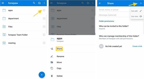 关于在Android上使用Dropbox的有用提示