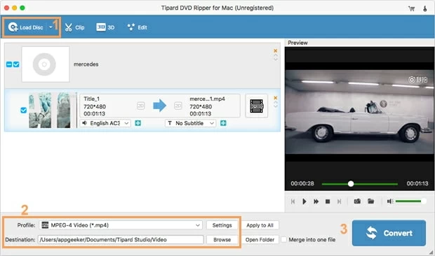 如何将DVD Ripper用于Mac