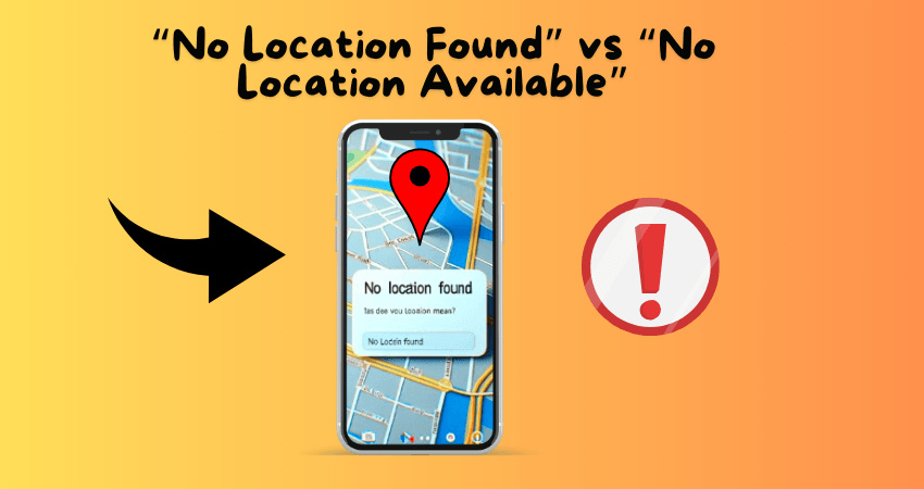 “未找到的位置”与“无可用位置”之间的区别