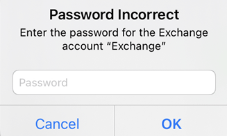 解決煩人的問題：交換帳戶的密碼不正確