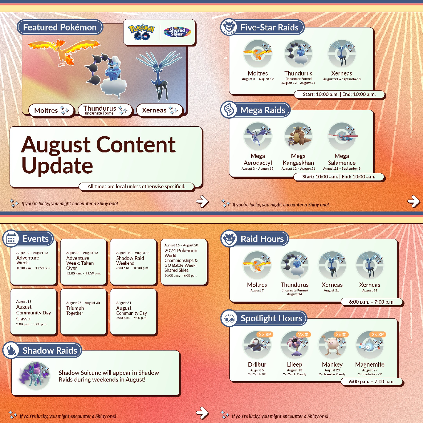 Pokemon Go August Raids突襲計劃2025年，這是您想知道的一切