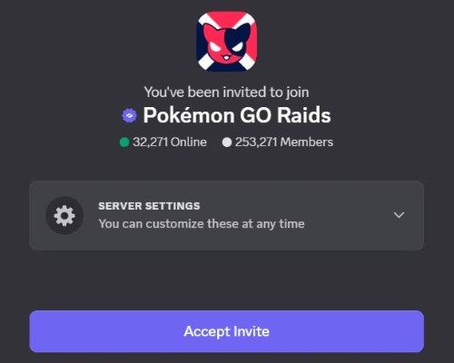 更新！找到顶级的口袋妖怪GO DISORD服务器