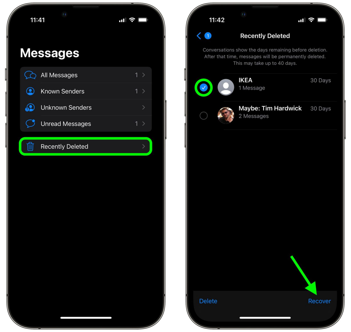 如何在iPhone/iPad上刪除最近刪除？