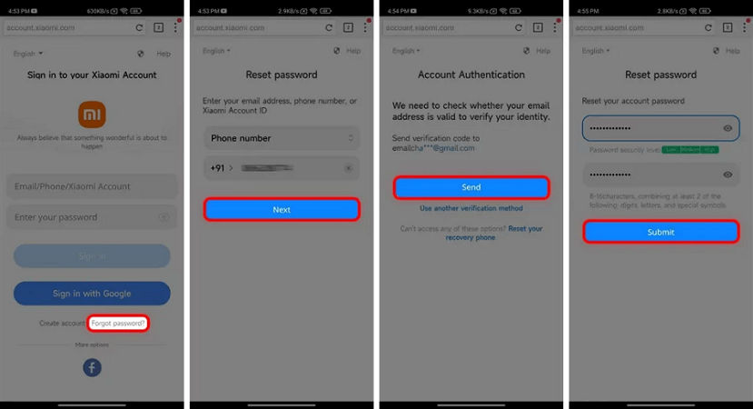 两种解锁MI帐户的方法“此设备已锁定”