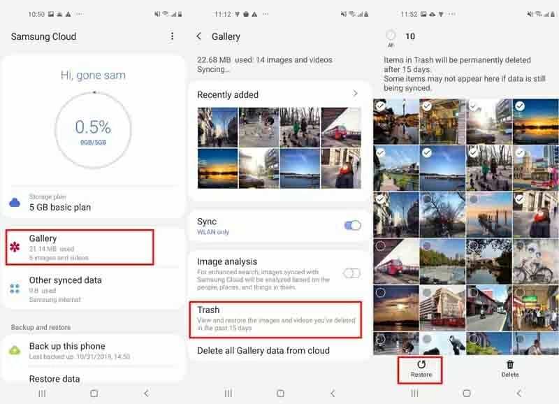 在三星Galaxy S25上恢复已删除照片的4种方法