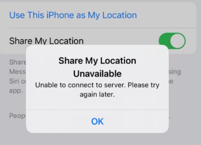 为什么iOS 18的共享位置不可用？用1键固定