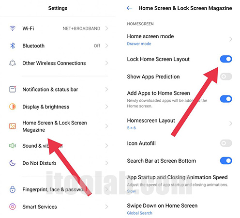 如何在Android上解锁主屏幕布局