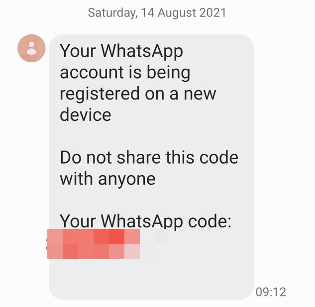 修复了！您的WhatsApp帐户正在新设备上注册