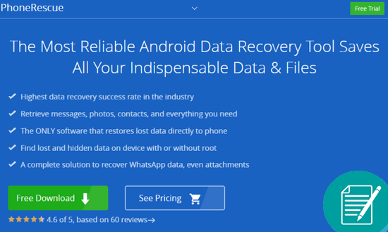 iMobie PhoneRescue for Android：它可以按照承诺提供吗？