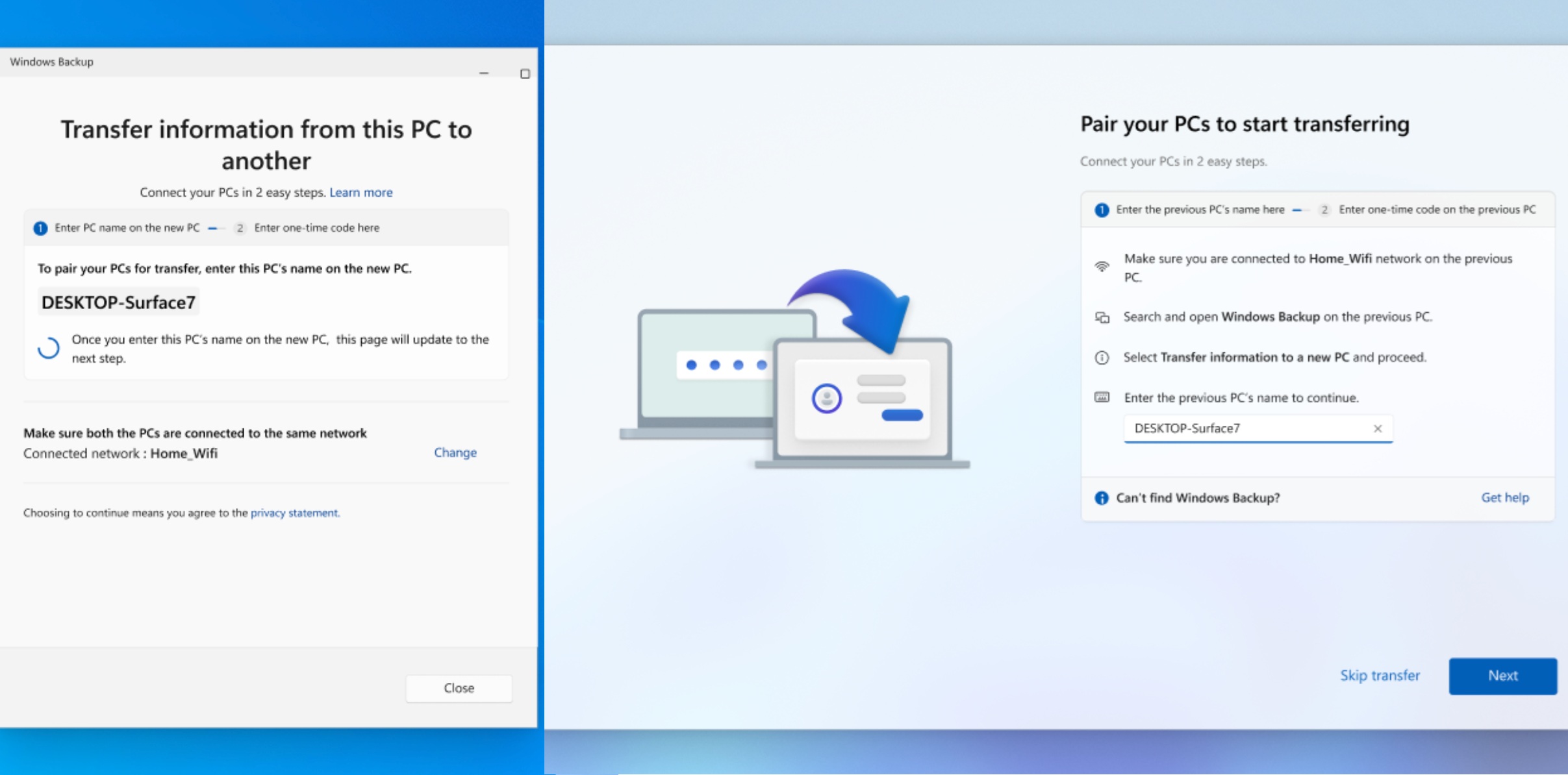 微軟確認了新的Windows 11遷移工具，例如Windows 7輕鬆傳輸