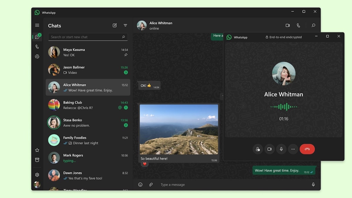 WhatsApp用Web包裝器替換其本機Windows應用程序