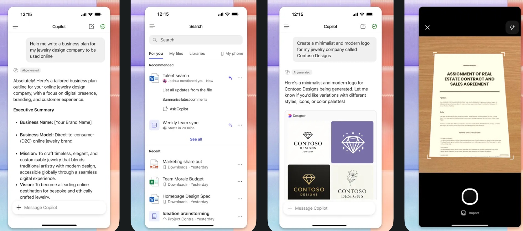 您需要独立的单词，PowerPoint，在iOS上脱颖而
