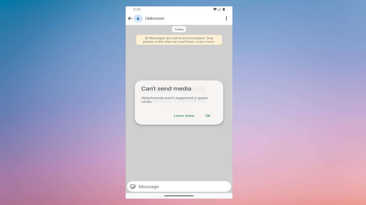 即将推出：WhatsApp启动非用户的“来宾聊天”
