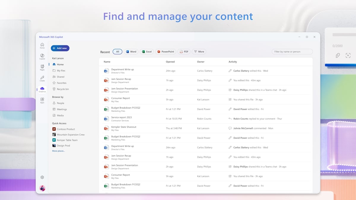 微软的 Copilot AI 将于今年秋天安装在 Windows PC 上