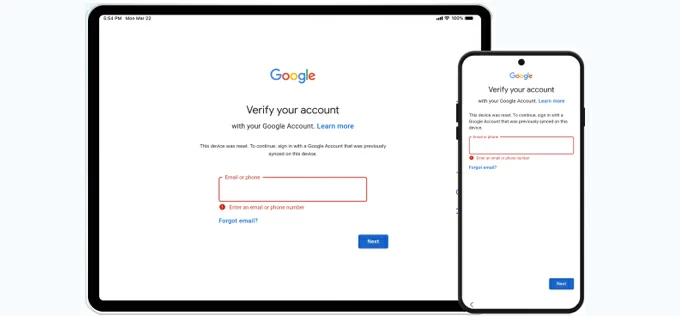 如何在恢复出厂设置后解锁 Android 上的 Google 帐户