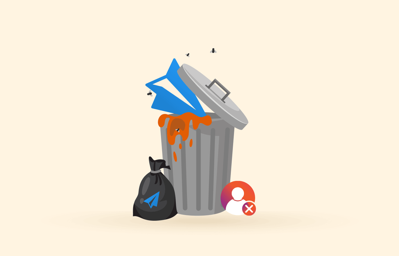 如何删除电报帐户