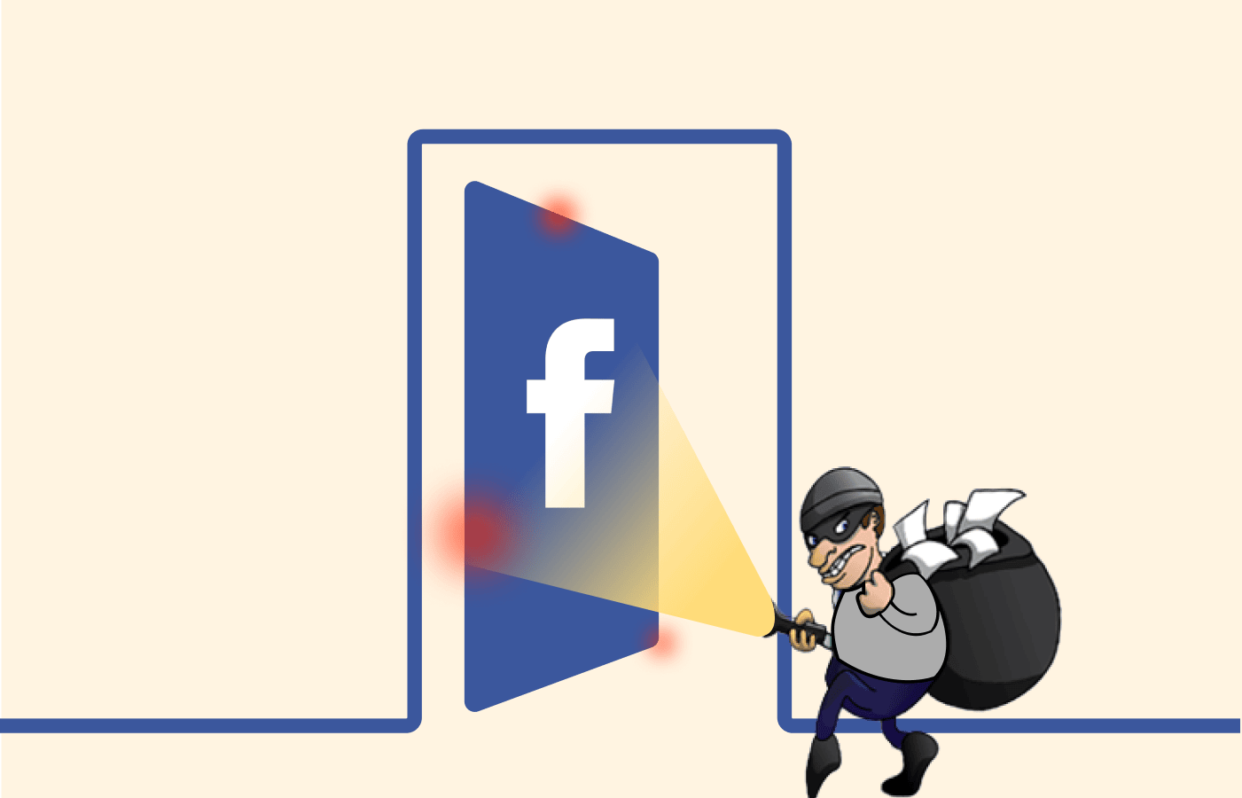 试图在网络钓鱼方案中窃取Facebook密码的黑客