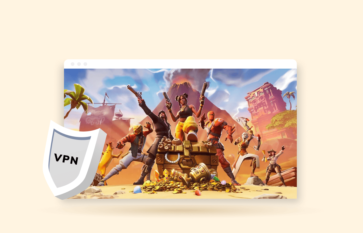 如何在2024年使用VPN固定Fortnite滞后