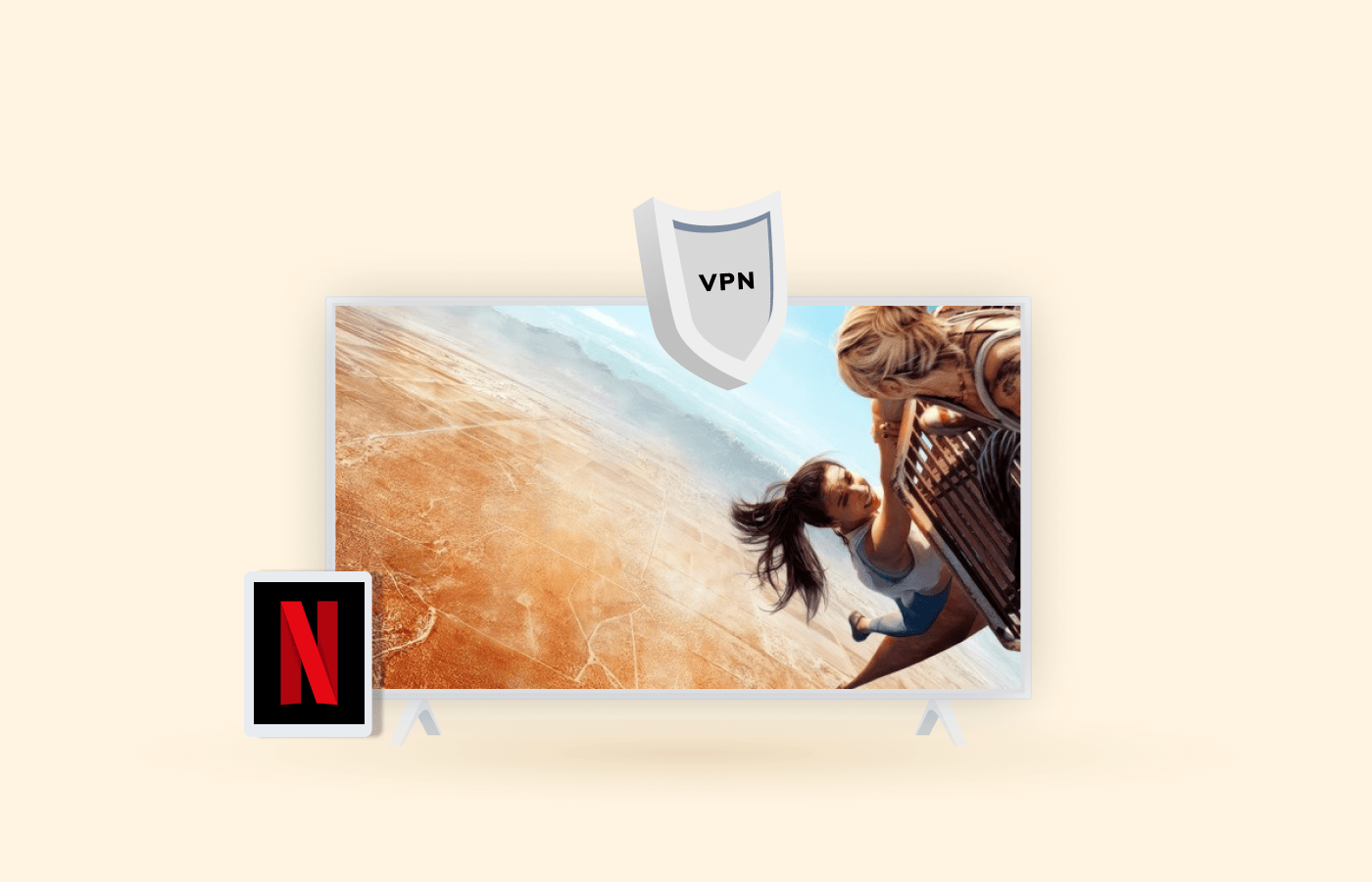 如何在2024年用VPN观看Netflix跌落