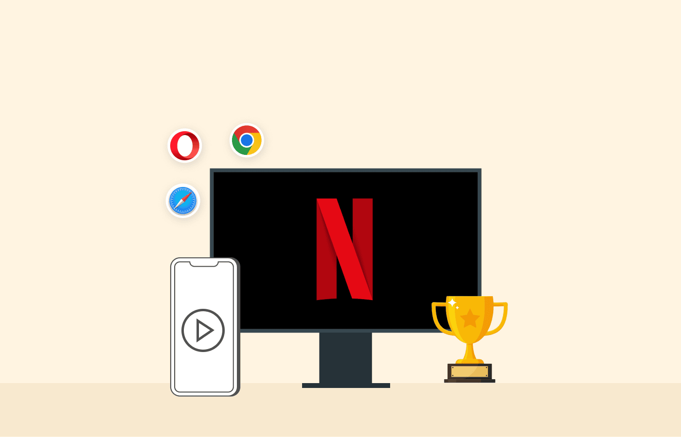 Netflix的15個最佳瀏覽器（安全，無憂流）