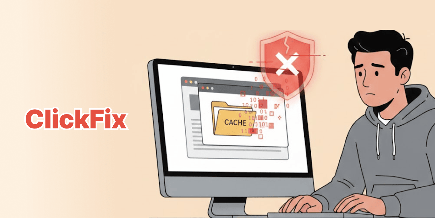 新的“ClickFix”恶意软件工具通过隐藏在浏览器缓存中绕过 EDR