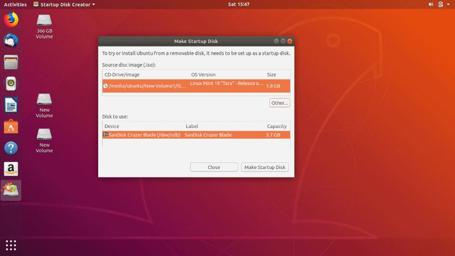 从Ubuntu Linux中的ISO创建可引导USB媒体的5种简便方法