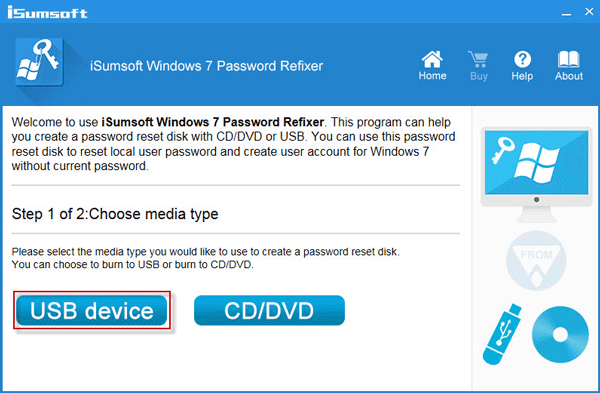 如何为Windows密码创建可启动USB