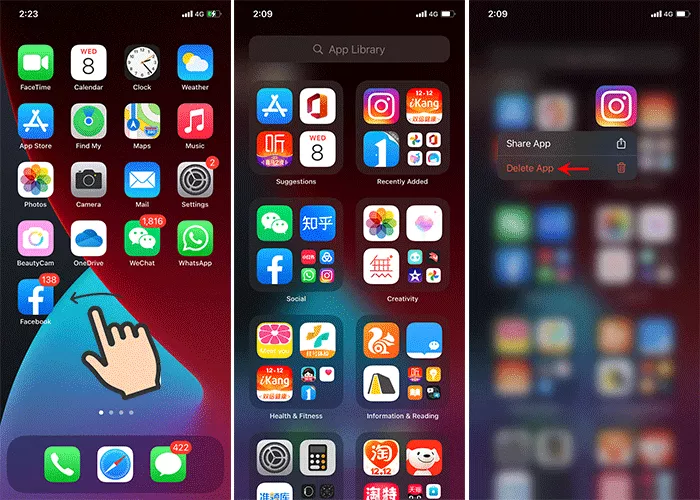 如何删除iPhone主屏幕上不在的隐藏应用程序