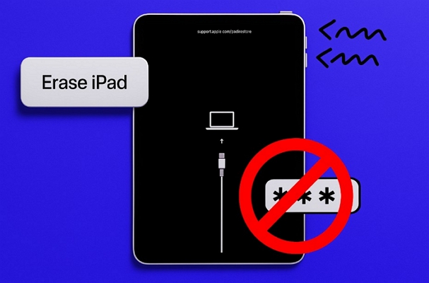 如何使用按钮重置iPad [没有密码]