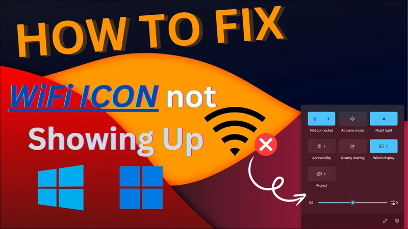 如何在Windows 10/11中的HP笔记本电脑上修复缺失的WiFi图标：5简单解决方案