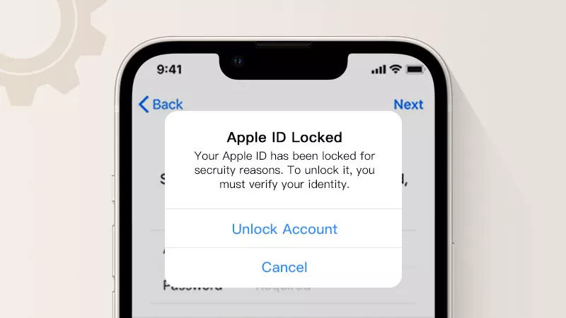 修復被鎖定在Apple ID中的修復程序