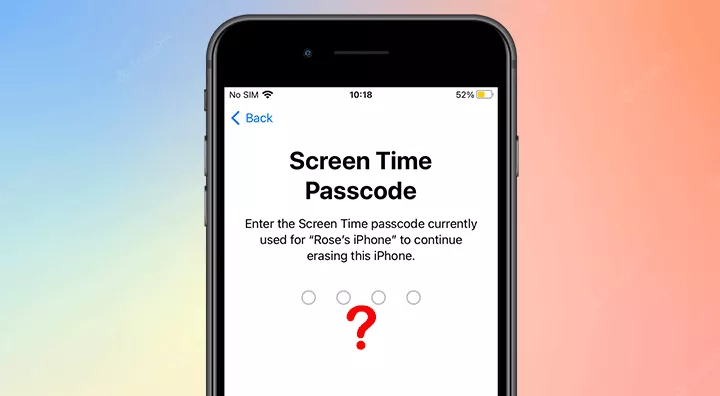 如何在沒有屏幕時間密碼的情況下重置iPhone