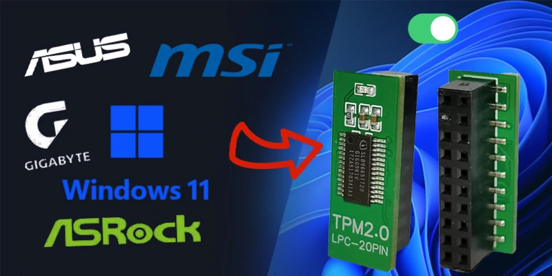 如何在ASUS/MSI/MSI/GIGABYTE/ASROCK计算机上启用TPM 2.0？