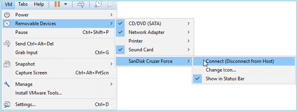 如何在VMware中从USB驱动器安装Windows 7