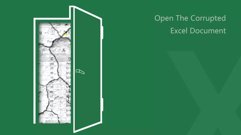 我的Excel文件已损坏！如何打开它？