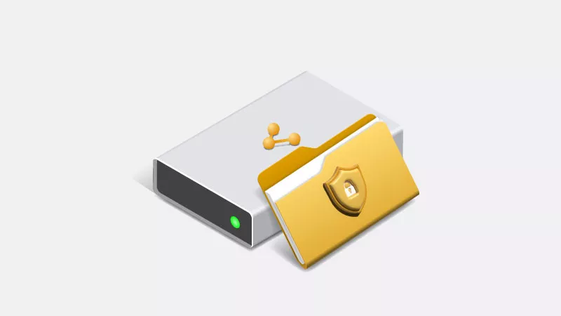 如何密码保护共享硬盘驱动器Windows 10上的文件夹10