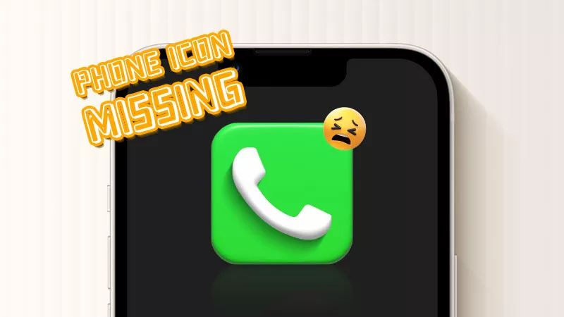 [帶回] iPhone上的電話圖標缺失