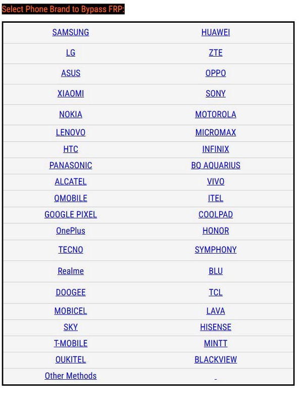 有关技术删除的FRP旁路工具的完整指南：Android上的旁路FRP