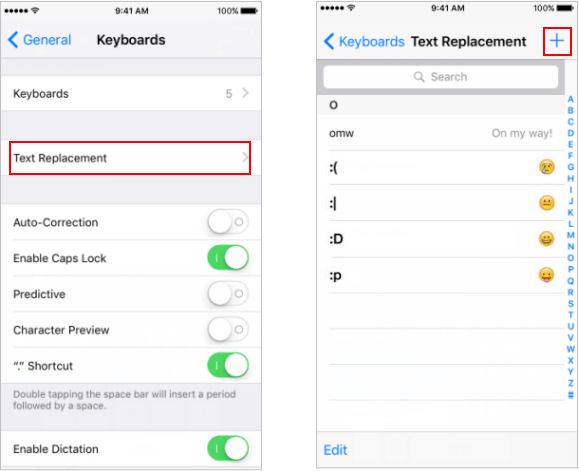 如何为iPhone的键盘创建自定义文本快捷方式