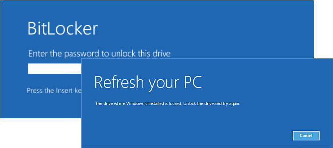 已解决：bitlocker加密系统驱动锁定错误