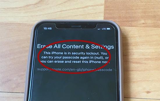 如何修复“您可以在iPhone上再次尝试在null中再次使用密码”