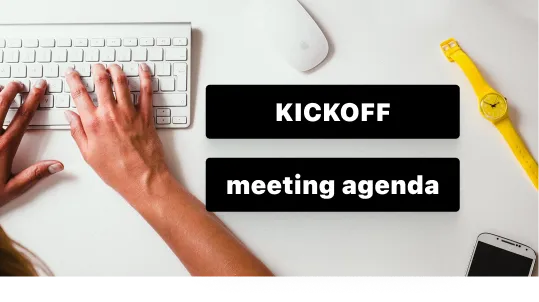 开球会议议程备忘单（Word＆Google文档）