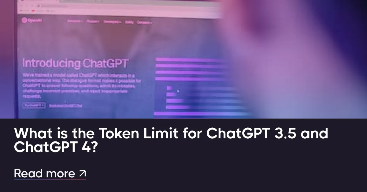 CHATGPT 3.5和CHATGPT 4的令牌限制是什麼？