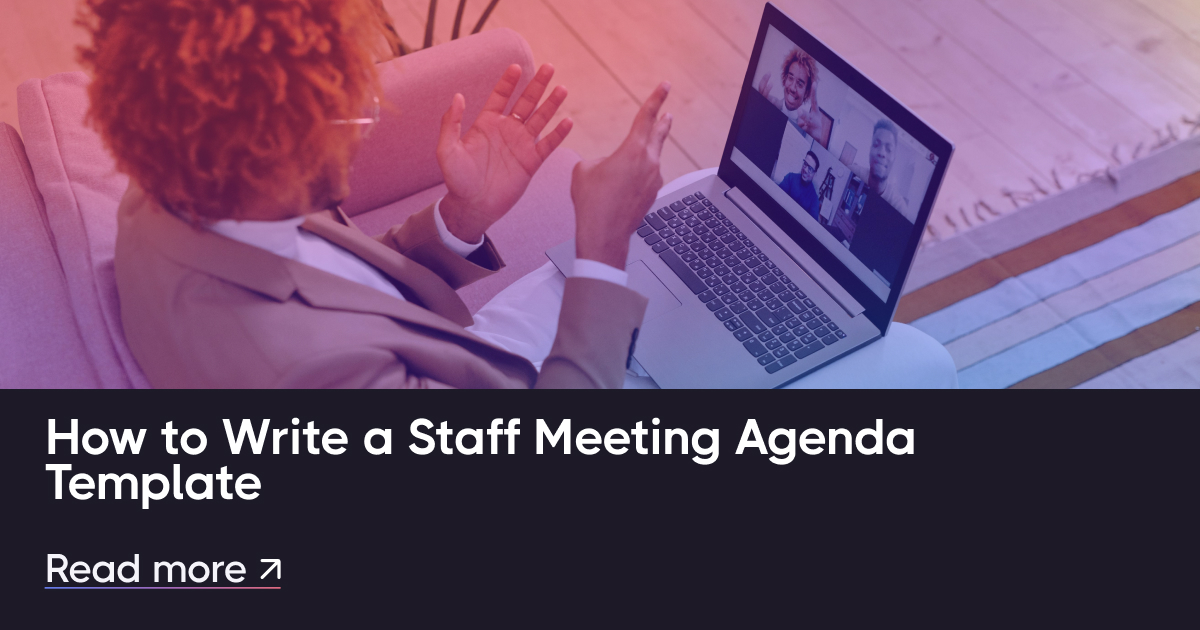 如何在Word和Google文檔中寫一個員工會議議程模板