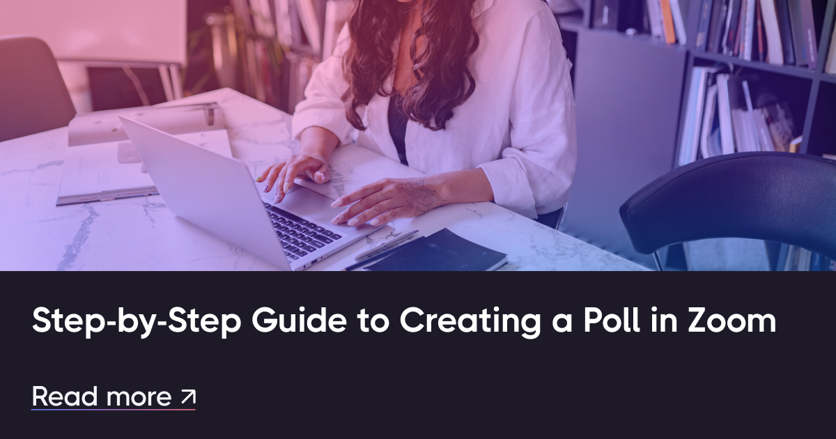 逐步創建Zoom的民意調查的分步指南