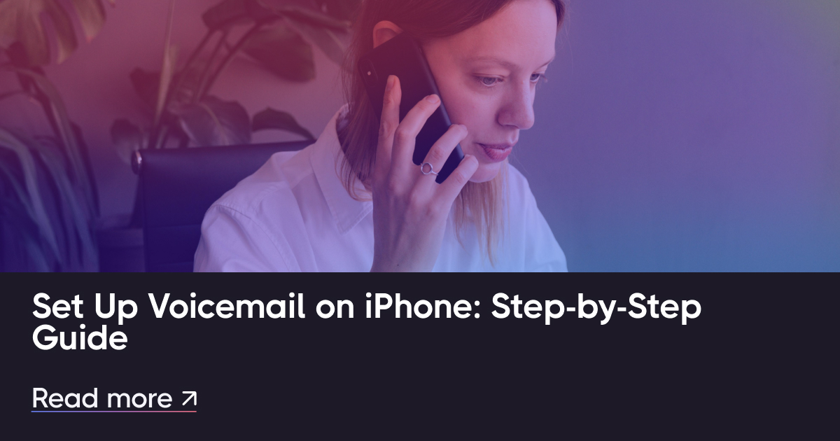 在iPhone上设置语音邮件：逐步指南