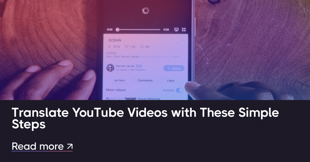 通过这些简单的步骤翻译YouTube视频